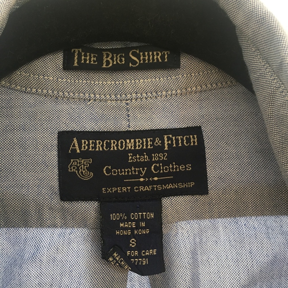 Blue button up - Picture 2 of 4